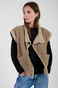 -Chaleco FUJI Tan