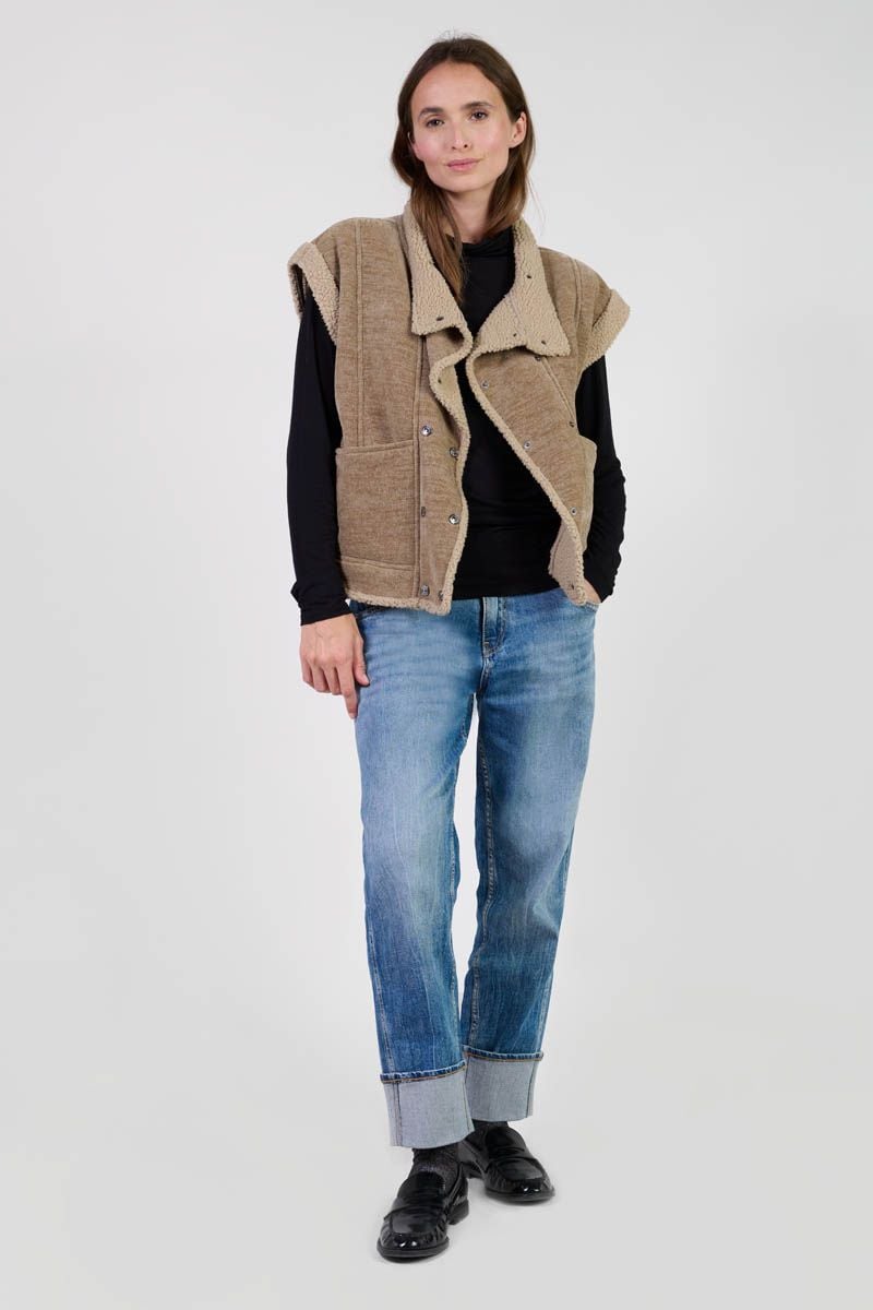 -Chaleco FUJI Tan