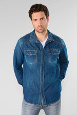 Cargar imagen en el visor de la galería, Camisa JUANITO Blue
