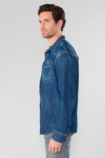 Cargar imagen en el visor de la galería, Camisa JUANITO Blue
