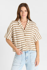 Cargar imagen en el visor de la galería, Camisa CLEO Tabac
