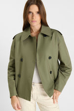 Cargar imagen en el visor de la galería, Gabardina LLUVIA Army
