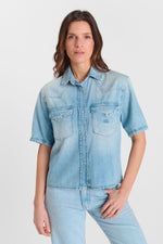 Cargar imagen en el visor de la galería, Camisa Vaquera MONA
