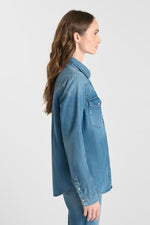 Cargar imagen en el visor de la galería, Camisa BARBARA Blue
