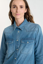 Cargar imagen en el visor de la galería, Camisa BARBARA Blue

