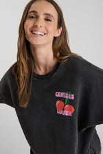 Cargar imagen en el visor de la galería, -Sudadera JULES Black
