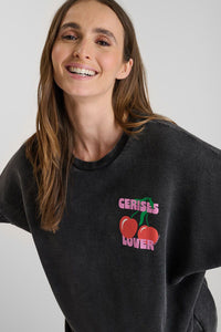-Sudadera JULES Black