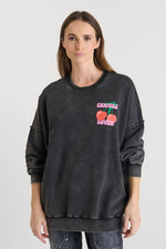 Cargar imagen en el visor de la galería, -Sudadera JULES Black
