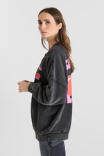 Cargar imagen en el visor de la galería, -Sudadera JULES Black
