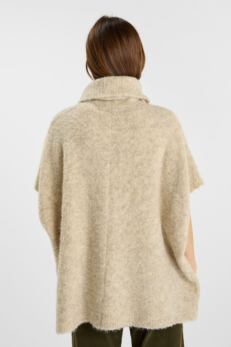 -Poncho LIROY Beige