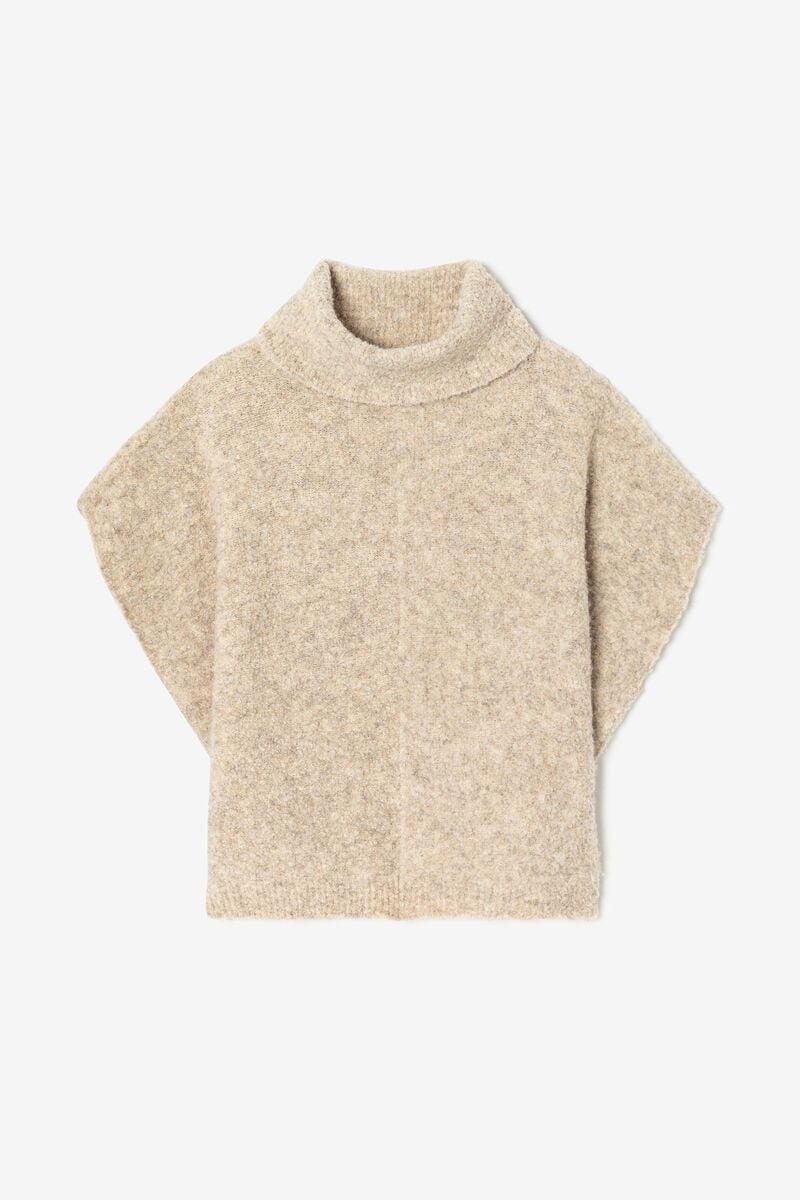 -Poncho LIROY Beige