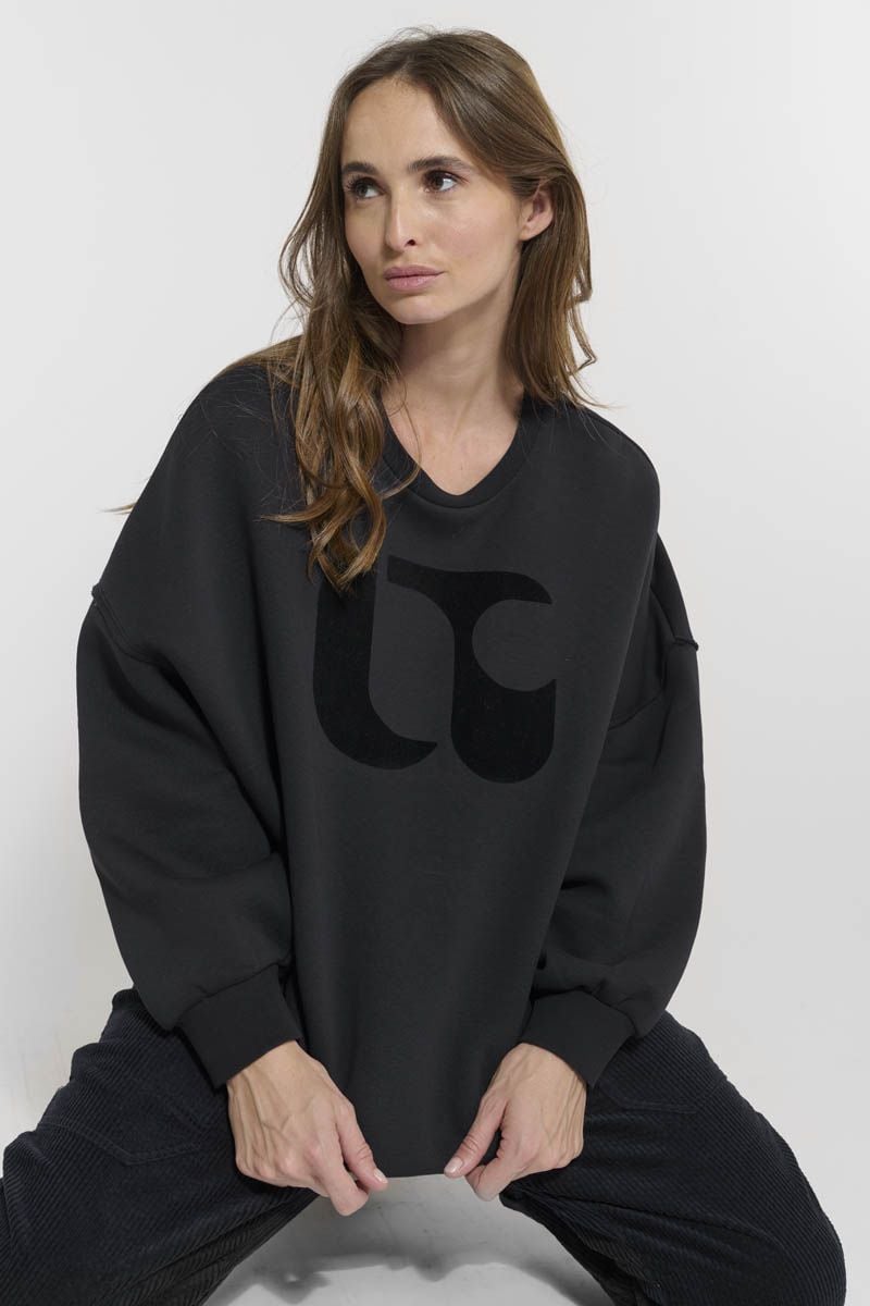 -Sudadera PAOLI Black