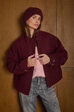 Cargar imagen en el visor de la galería, -Chaqueta ZOE Burgundy
