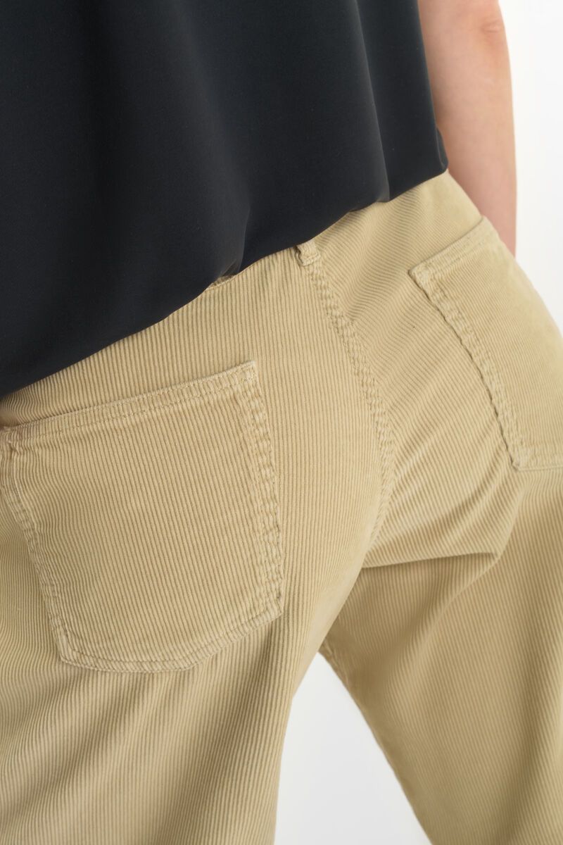 -Pantalón TAHIS Chino Ancho Beige