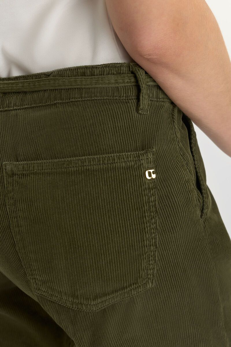 -Pantalón TAHIS Chino Ancho Olive