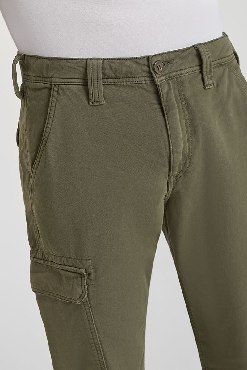 -Pantalón Cargo Jogg SEILAN  Khaki