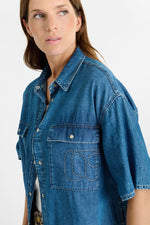 Cargar imagen en el visor de la galería, Camisa LIVANE Blue
