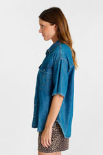 Cargar imagen en el visor de la galería, Camisa LIVANE Blue
