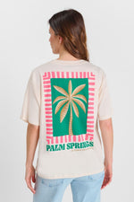 Cargar imagen en el visor de la galería, Camiseta PALMS Craie
