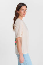 Cargar imagen en el visor de la galería, Camiseta PALMS Craie
