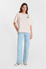 Cargar imagen en el visor de la galería, Camiseta PALMS Craie
