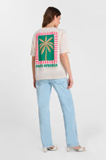 Cargar imagen en el visor de la galería, Camiseta PALMS Craie
