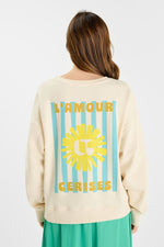 Cargar imagen en el visor de la galería, Sudadera SUNA Craie
