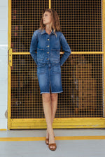 Cargar imagen en el visor de la galería, Falda Vaquera  SIVIA Blue
