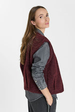 Cargar imagen en el visor de la galería, -Chaleco BADIS Burgundy

