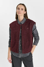 Cargar imagen en el visor de la galería, -Chaleco BADIS Burgundy
