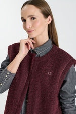 Cargar imagen en el visor de la galería, -Chaleco BADIS Burgundy
