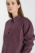 Cargar imagen en el visor de la galería, -Camisa BLOKI Burgundy
