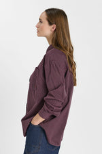 Cargar imagen en el visor de la galería, -Camisa BLOKI Burgundy
