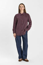 Cargar imagen en el visor de la galería, -Camisa BLOKI Burgundy
