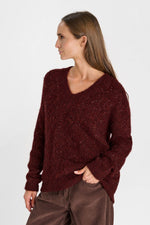 Cargar imagen en el visor de la galería, -Jersey MIRY Burgundy
