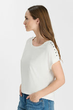 Cargar imagen en el visor de la galería, -Camiseta PETRO Vanilla
