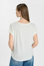 Cargar imagen en el visor de la galería, -Camiseta PETRO Vanilla
