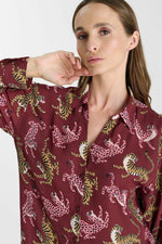 Cargar imagen en el visor de la galería, -Camisa RORY Burgundy
