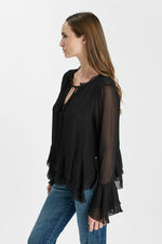 Cargar imagen en el visor de la galería, -Blusa VOLA Balck
