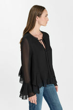 Cargar imagen en el visor de la galería, -Blusa VOLA Balck
