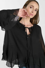 Cargar imagen en el visor de la galería, -Blusa VOLA Balck
