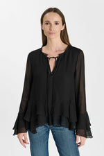 Cargar imagen en el visor de la galería, -Blusa VOLA Balck
