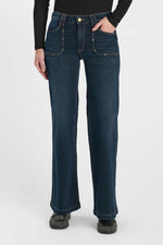 Cargar imagen en el visor de la galería, -Jeans Flare Pulp PAMO W5256
